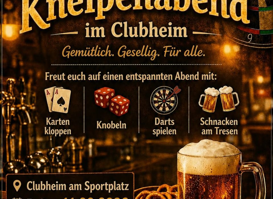 Image - Kneipenabend am Sportplatz nach der Sommerpause