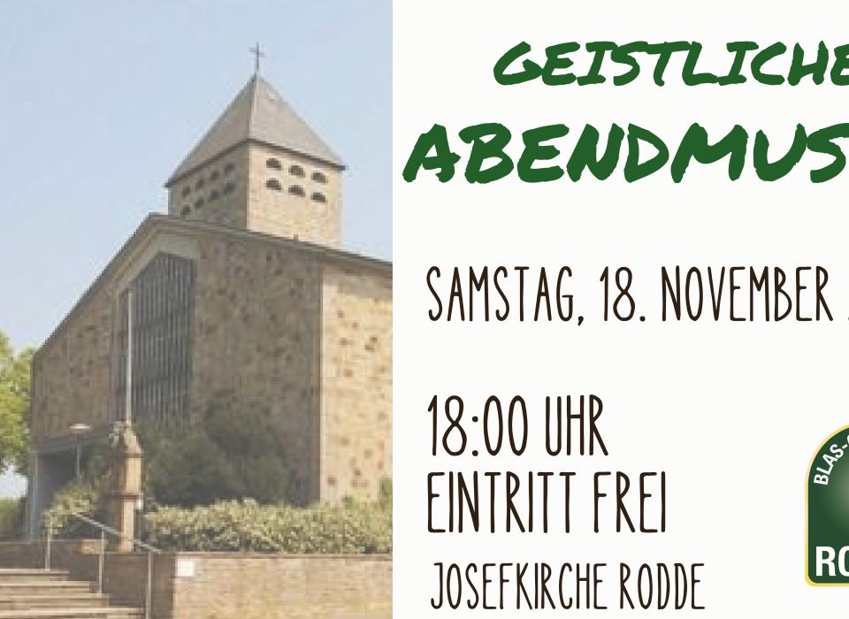Image - Geistliche Abendmusik mit dem Blas-Orchester Rodde: 18. November 2023