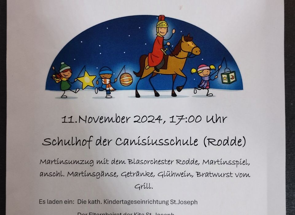 Image - Martinsumzug in Rodde: 11. November 2024