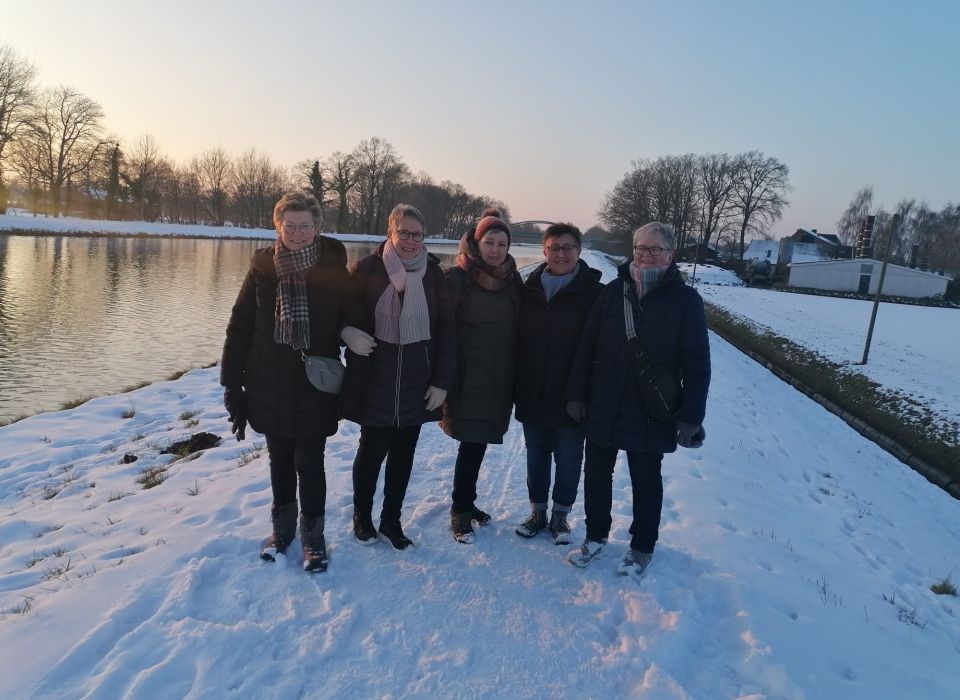 Image - Sonniges Winterwetter für die Winterwanderung der kfd