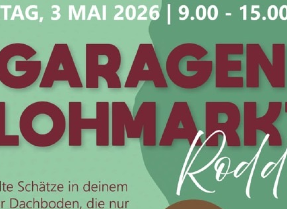 Image - Anmeldung zum zweiten Garagenflohmarkt in Rodde