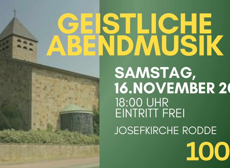 Image - Geistliche Abendmusik mit dem Blas-Orchester Rodde: 16. November 2024