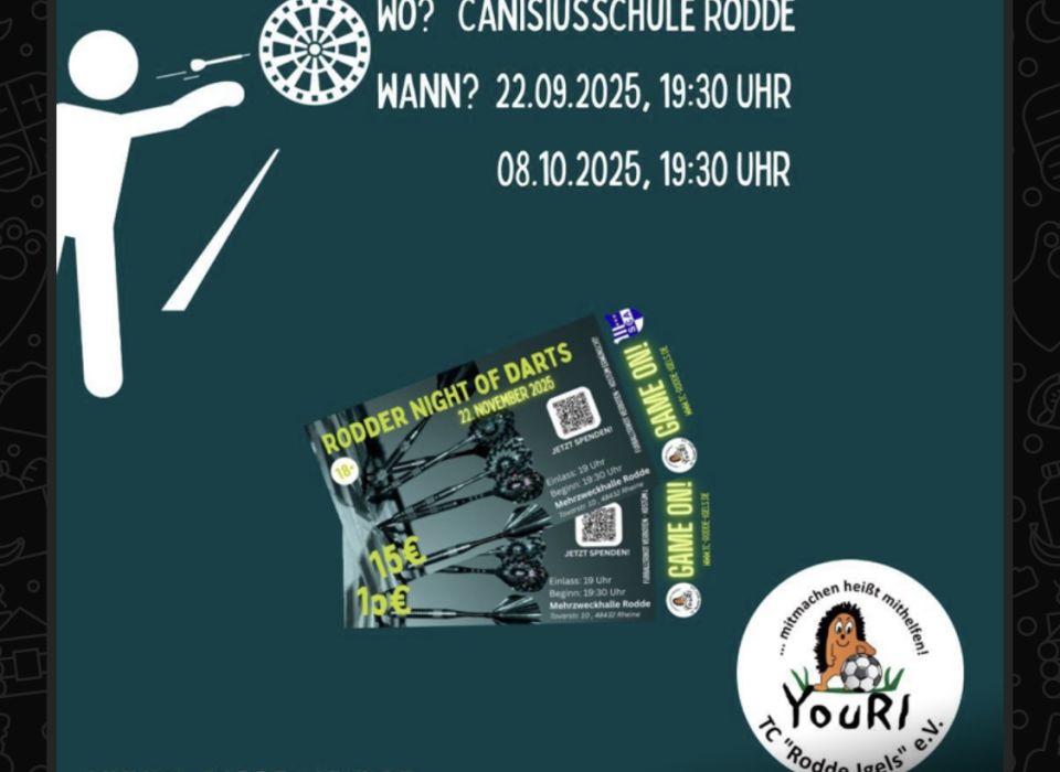 Image - Rodder Night of Darts - Start des Kartenvorverkaufs