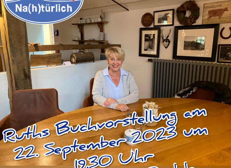 Image - Ruths Buchvorstellung im Dorfladen Rodde: 22. September 2023