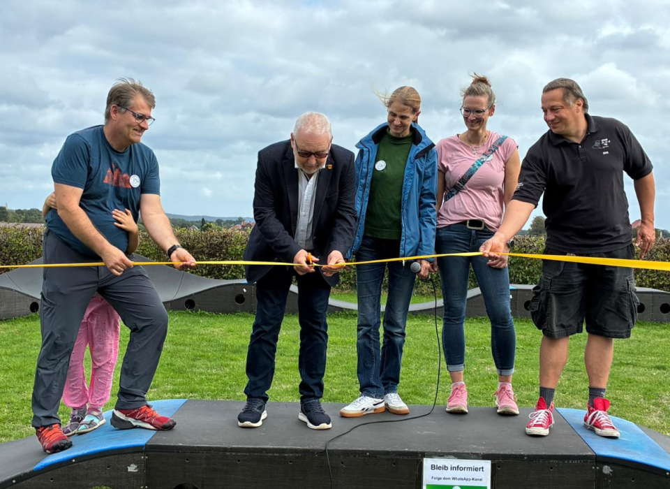Image - Offizielle Eröffnung der Pumptrackanlage beim zweiten Roddder Spielplatzfest