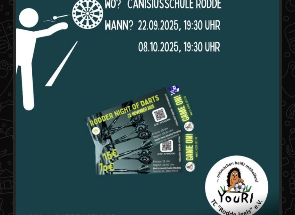 Image - Rodder Night of Darts - Start des Kartenvorverkaufs